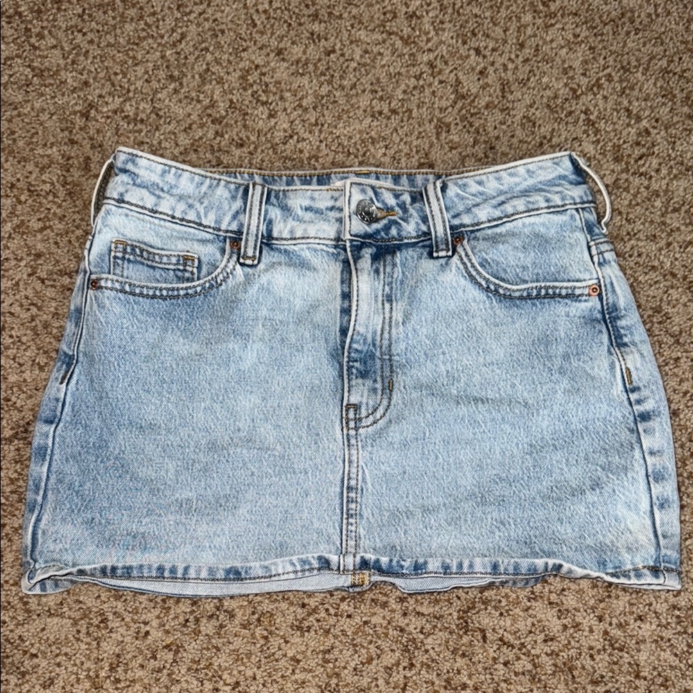 Denim Mini Skirt